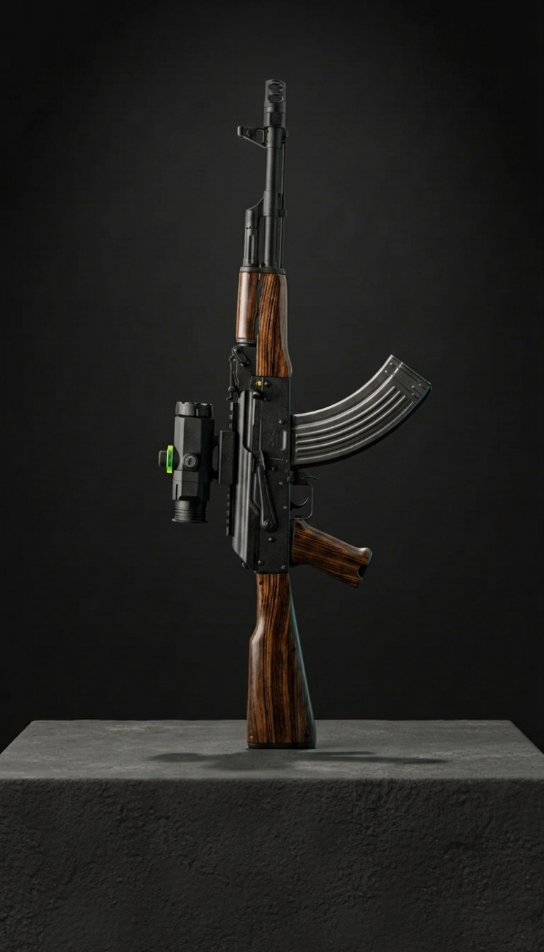 AK47 – Rechargeable Gel Blaster Gun, 5V Battery, Plastic & Nylon Construction, 14+