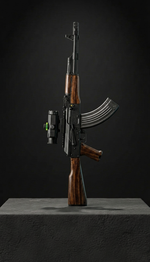 AK47 – Rechargeable Gel Blaster Gun, 5V Battery, Plastic & Nylon Construction, 14+