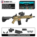 M416 – Rechargeable Gel Blaster Gun, 5V Battery, Plastic & Nylon Construction, 14+